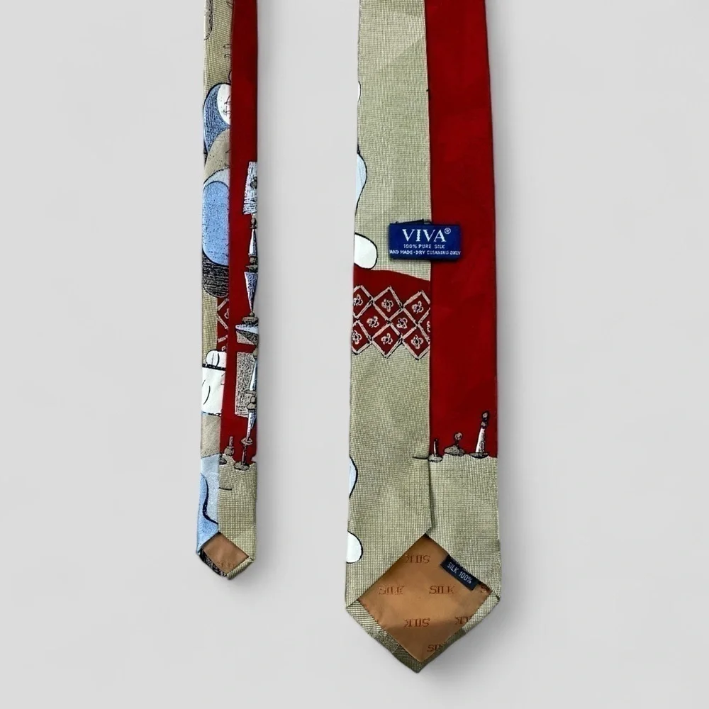 Mens Abstract Designed Tie​ - Picture 3 of 3